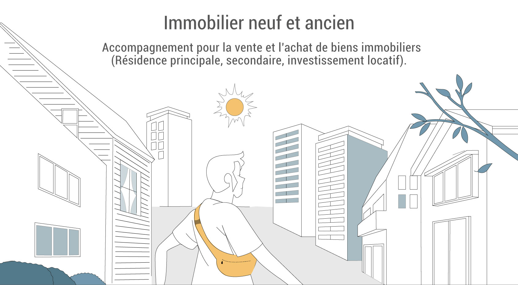 Investissement immobilier, les services d'accompagnement à l'achat et à la vente de biens immobiliers par SIMONE.