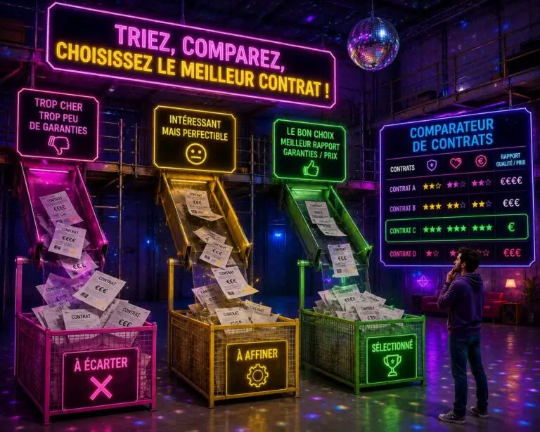 comment comparer les contrats de prévoyance TNS ? Un exemple concrêt et 4 points clés